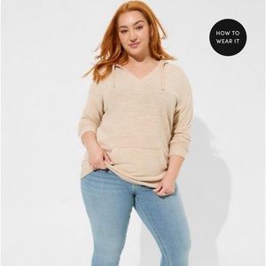 Torrid | Relaxed Super Soft Plush Tunic Hoodie | plus size 4x (26-28)
